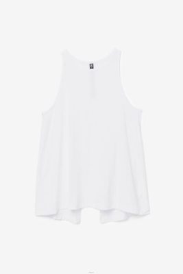 FILA Peru | FILA Camiseta sin mangas fi-lux con espalda abierta blanca J8441861
