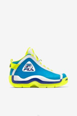 FILA Peru | FILA Grant Hill 2 para mujer atómica azul/amarillo/blanco J8441188
