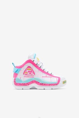 FILA Peru | FILA Grant Hill 2 para niños pequeños blanco/rosa/pescado azul J8442216