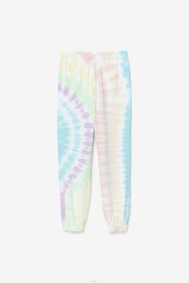 FILA Peru | FILA Joggers raleigh tie-dye con efecto tie-dye doble crema J8441654