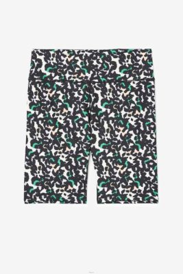 FILA Peru | FILA Pantalón corto de bicicleta de 8 pulgadas Forza animal negro J8441953