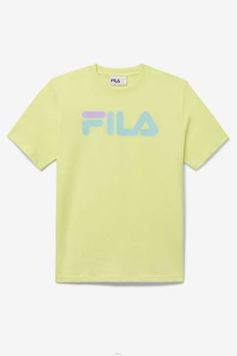 FILA Peru | FILA camiseta eagle para hombre amarillo lima pálido J844287