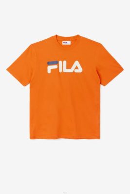 FILA Peru | FILA camiseta eagle para hombre tomate cherry/piedra/azul marino J844329