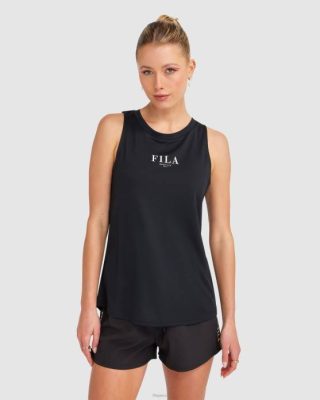FILA Peru | FILA camiseta sin mangas elektra negra para mujer J8442864