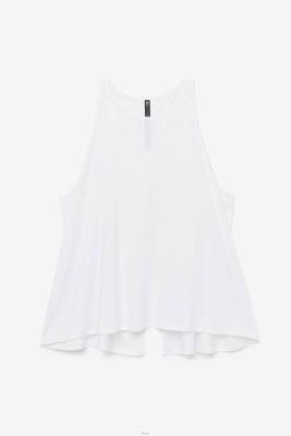 FILA Peru | FILA camiseta sin mangas fi-lux blanca con espalda abierta J8441911