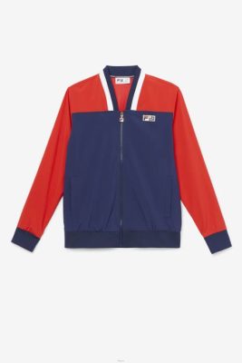 FILA Peru | FILA chaquetón/rojo/blanco x the museum chaqueta deportiva J844834