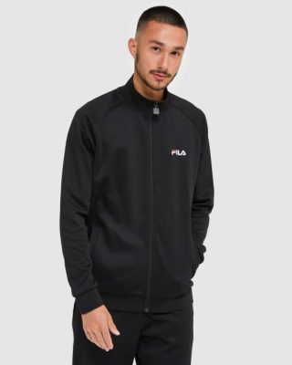 FILA Peru | FILA chaqueta clásica con cremallera para hombre negra J8442489