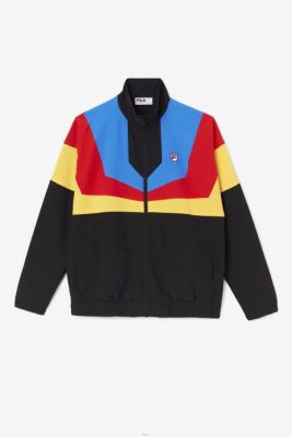FILA Peru | FILA chaqueta deportiva amar negro/dorado/rojo/azul/blanco J844848