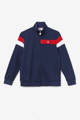 FILA Peru | FILA chaqueta deportiva malcolm peacoat/rojo/blanco J844877