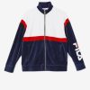 FILA Peru | FILA chaqueta mansur velour azul marino/blanco/rojo J844818