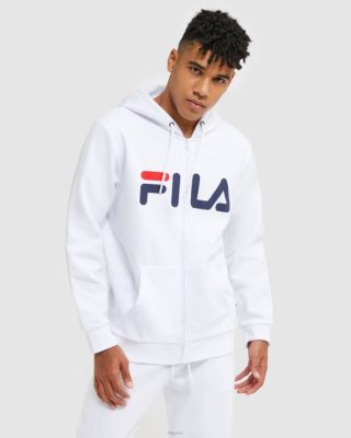 FILA Peru | FILA chaqueta unisex clásica blanca con cremallera J8442499
