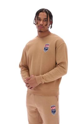 FILA Peru | FILA jersey con cuello redondo y parche de polar Tupac J8443194