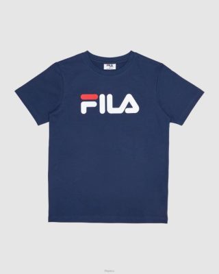 FILA Peru | FILA nueva camiseta clásica azul marino para niños J8443099
