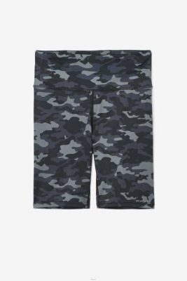 FILA Peru | FILA pantalón corto de bicicleta forza 8 pulgadas camo oscuro/negro J8441940