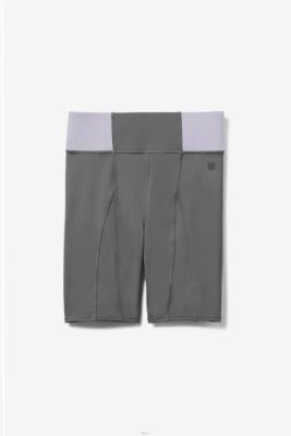 FILA Peru | FILA pantalón corto de bicicleta forza 8inch con textura gárgola/azul lavanda J8441958