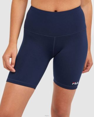 FILA Peru | FILA pantalones cortos de ciclismo clásicos para mujer nuevo azul marino J8442906