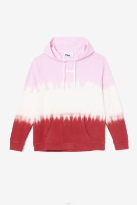 FILA Peru | FILA pirueta/blanco/rojo tierra sudadera con capucha aerolynn tie dye J8441534