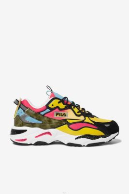 FILA Peru | FILA ray tracer apex para hombre negro/rosa intenso/blanco J844173