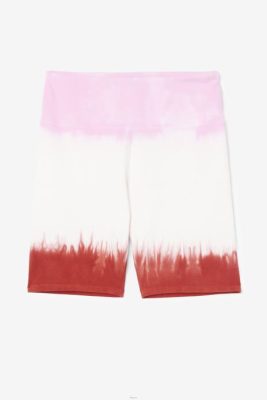FILA Peru | FILA short bici taima tie dye pirouette/blanco/rojo tierra J8441682