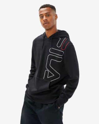 FILA Peru | FILA sudadera brando negra para hombre J8442596