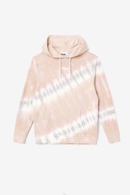 FILA Peru | FILA sudadera con capucha aerolynn tie-dye gardenia/blanco/bloque belga J8441531