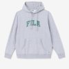 FILA Peru | FILA sudadera con capucha gris claro jaspeado/azul spruce brook J844495