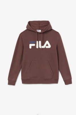 FILA Peru | FILA sudadera con capucha samari marrón piedra/garceta/azul marino J844489