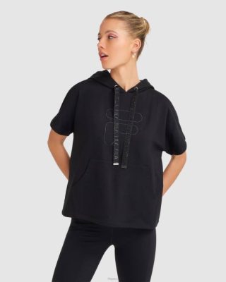 FILA Peru | FILA sudadera con capucha spencer ss negra para mujer J8442814