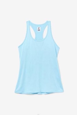 FILA Peru | FILA tanque de espalda cruzada bluefish heather pickleball J8442020