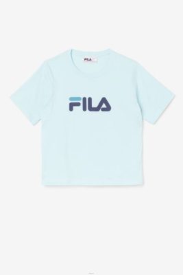 FILA Peru | FILA thea tee iced aqua/navy/biscay bay J8441448